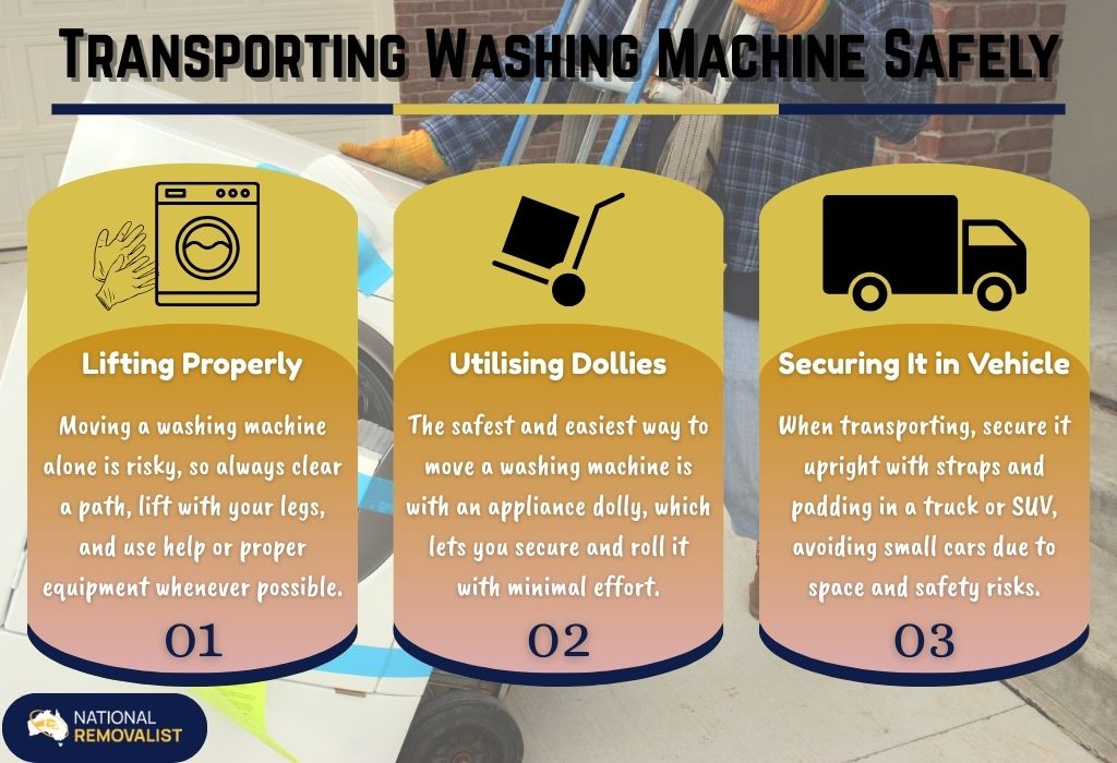 how to move a washing machine